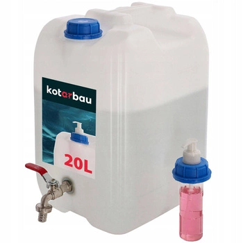Kanystr s kohoutkem a dávkovačem 20l