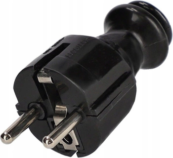 Přenosná rozebíratelná uzemněná síťová zástrčka