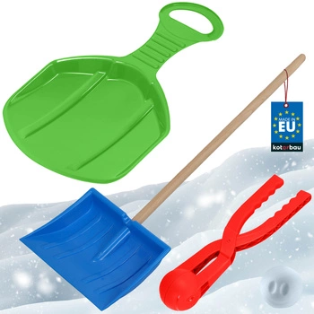 Sada na zimní zábavu lopata pro děti jablíčko automat na sněhové koule