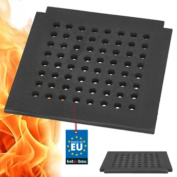 Rošt litinový krbový do pece 29x29 cm