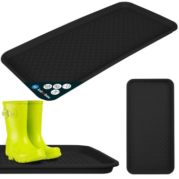 Odkapávač na boty plastový 38x76 cm - Barva černá