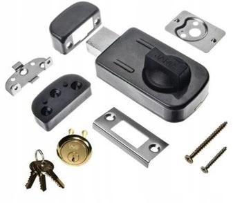 Povrchový zámek garážových vrat grafit