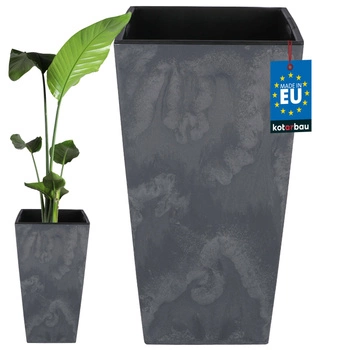 400x400x750 mm betonové nádoby kotarbau černá