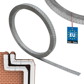 Montážní ocelová pozinkovaná perforovaná páska 40 x 2 mm 25 m