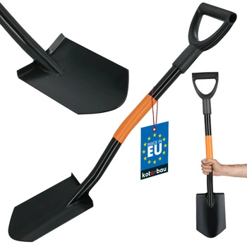 Lopata vojenská kempingová malá ocelová do auta 83 cm