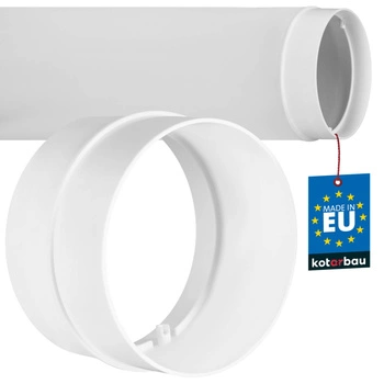 Připojení větracího potrubí kulatý konektor 100