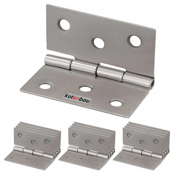 Závěs spojovací křídlový 40mm nikl sada 12 ks.