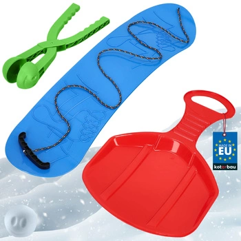 Sada na zimní zábavu snowboard jablíčko automat na sněhové koule