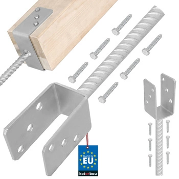 Základna sloupu s u-tyčí pro zapuštění 50 mm