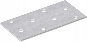 Plochá spojovací perforovaná deska 76x40mm pozinkovaná