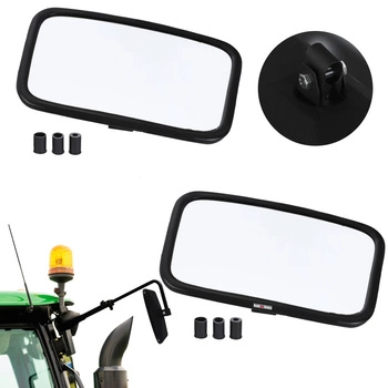 Univerzální vnější zrcátko pro strojní traktory 25x16,5 cm sada 2 ks.