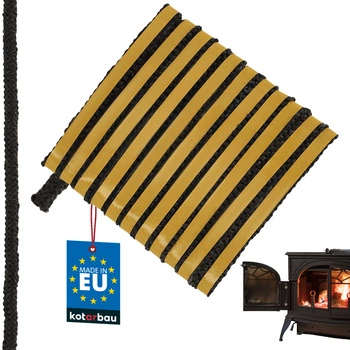 Samolepicí páska na těsnění krbu a kamen 8x3 mm 2,5 m