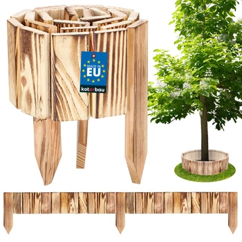 Lemování dřevěného plotu palisáda opaline 10x110 cm