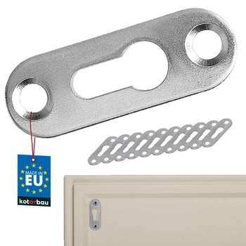 Držák na nábytek 42x14 držák na nábytek - 10 ks. stříbro kotarbau