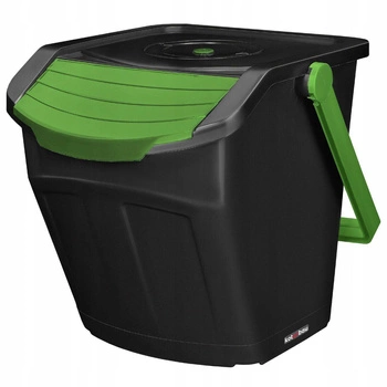 Koš na třídění odpadu zelený 25l