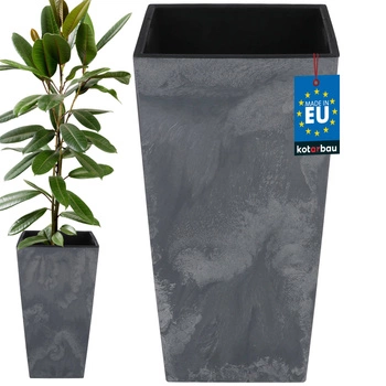 Potom s vložkou 325x325x610 mm betonová konstrukce kotarbau černá