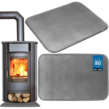 Plech 595x480 mm pod krbovou vložku ochranný stříbrný