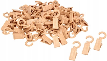 Plastové žabky záclonová tyč sada 100 ks.