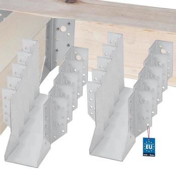 Hák na dřevěnou trám tesařský krokvový 70x125 mm sada 10 ks.