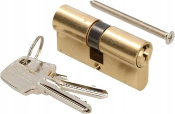 Profilová vložka 25/25 zámek mosaz