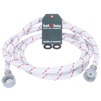 Opletená přívodní hadice k pračce 2,5 m 3/4''