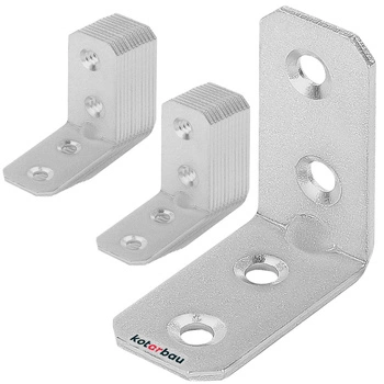 Úhelník s prolisem 40x40x20 - 25 ks.