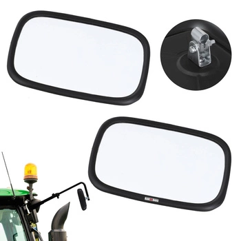 Univerzální vnější zrcátko pro strojní traktory 18x12,5 cm sada 2 ks.