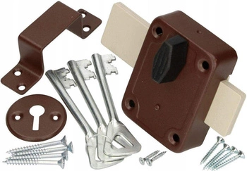 Zámek garážových vrat 140 mm atlas