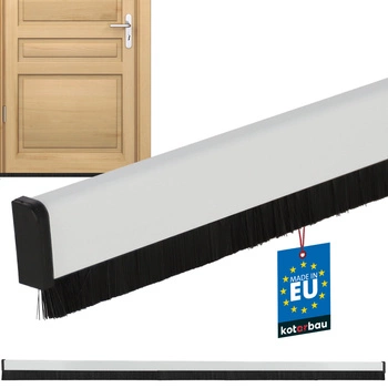 Těsnicí lišta pod dveře automatická bílá 27 mm 1 m