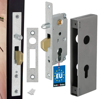 Hákový zámek pro dveře posuvná garážová vrata f-30 + box 72/30 mm