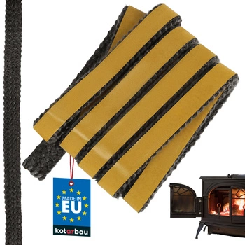 Samolepicí páska na těsnění krbu a kamen 18x4 mm 2,5 m