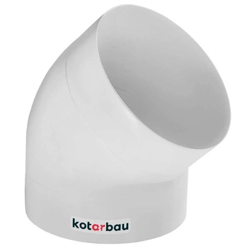 Koleno 45° větrací koleno 125 abs