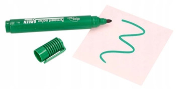 Permanentní fix zelený voděodolný kulatý