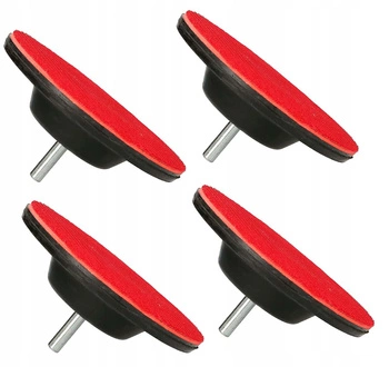 Brusný kotouč na suchý zip 125 mm - 4 ks.