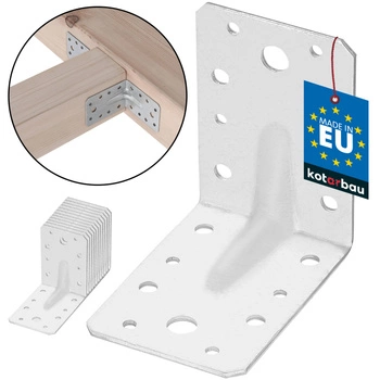 Úhelník s prolisem 90x90x65 - 12 ks.