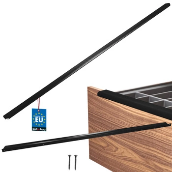 Uchyt nábytkový hliníkový černý mat 980/1000 mm