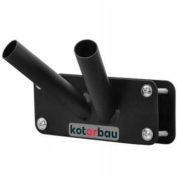 Držák na vlajku balkonový 170 na zábradlí dvojitý - Barva černá