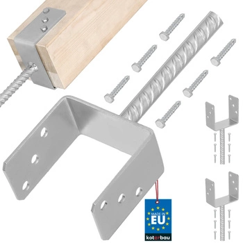 Základna sloupu se zapichovací tyčí 120 mm sada 2 ks.