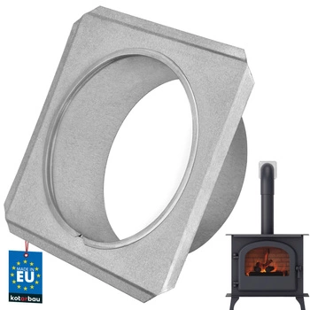 Rozeta pro komínové roury ø130 pozinkovaná