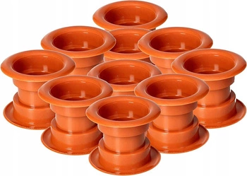 Těsnění pro dveře větrací trubka - 10 ks - Barva kalvádos