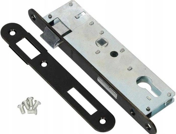 Zadlabávací zámek pro dveře 72/34 pro levou vložku kotarbau stříbro