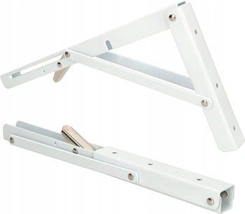Skládací policový držák 300 bílý - 2 ks.