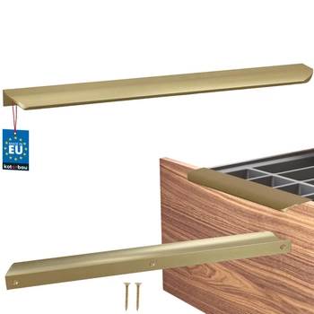 Uchyt nábytkový hliníkový zlatý mat 320/340 mm