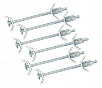 Nábytkový šroubový konektor 120 konektor pracovní desky - 6 ks.