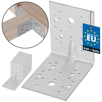 Úhelník s prolisem 130x130x100 - 12 ks.