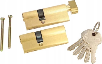 Sada zámkové vložky s knoflíkem 30x45 mm