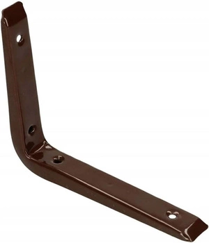 Úhelník držák regálový pod poličku 120x150 mm - Barva hnědá