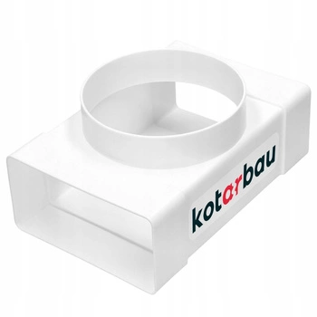 Spojka 110x55 plochý kanál fi 100 mm