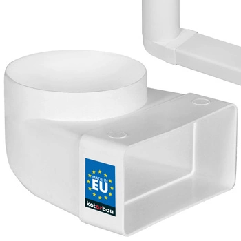 Připojovací koleno 120x60 variabilní ventilace 100