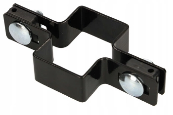 Spona pro sloup panelového plotu 60x40 mm - Barva černá